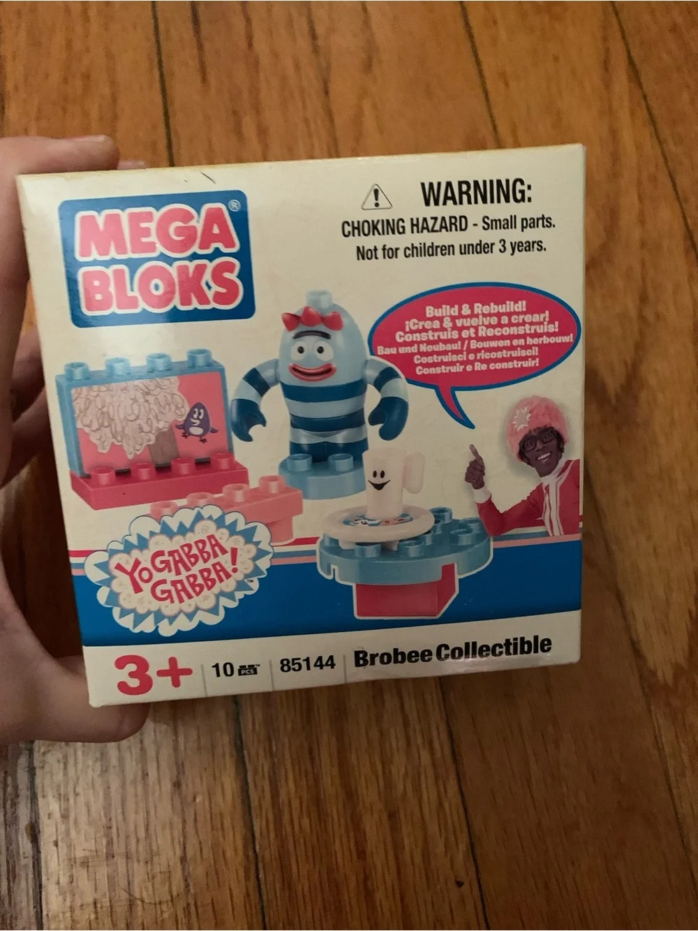 Yo Gabba Gabba Brobee Mega Bloks  #85144 Collectible Set *Open Box RARE!